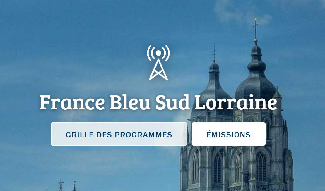 Retrouve la chronique sur France Bleu Sud Lorraine qui m' est dédiée